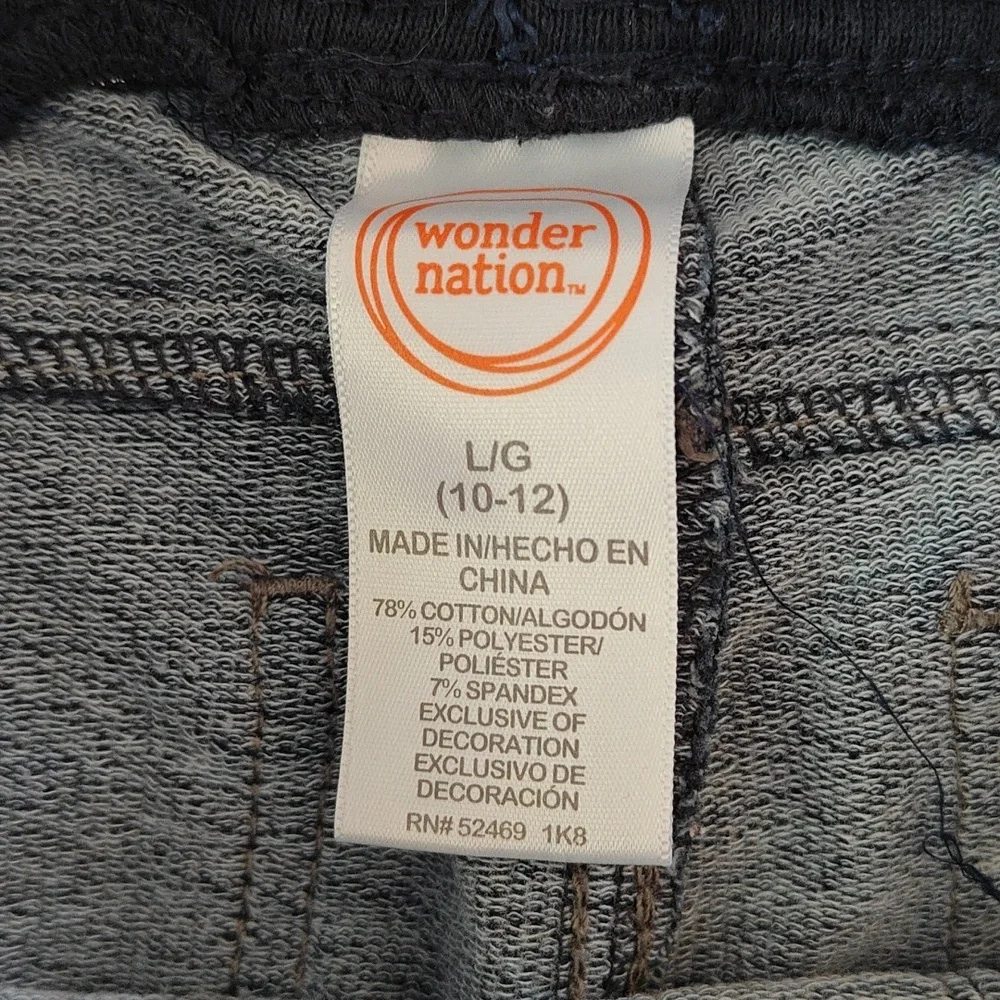 EUC Bejeweled jean looking pull-on pants